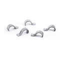 ODM Custom Stamping Metal Stainless Steel J-Shape Flat Hook with Zinc Plated